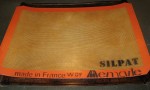 A silpat brand silicone baking sheet