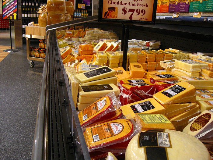 cheese at the grocery store