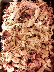 The pulled pork
