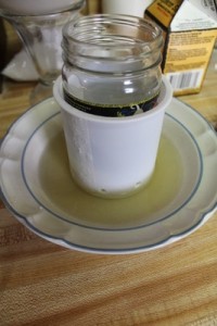 Pressing curd small